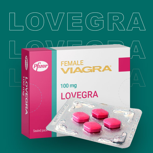 Lovegra (Viagra für Frauen) Packung und Blister